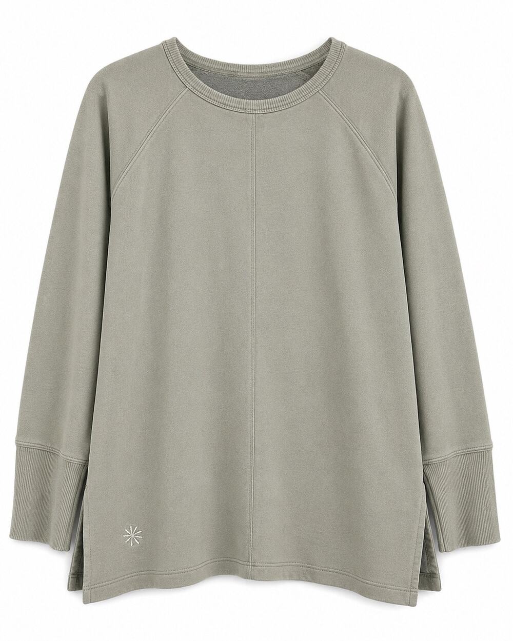 Athleta Coaster Luxe Recover Sweatshirt Women’s 2X Plus Sage Green Tencel